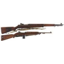 Two U.S. Semi-Automatic Longarms -A) Springfield M1 Garand Rifle