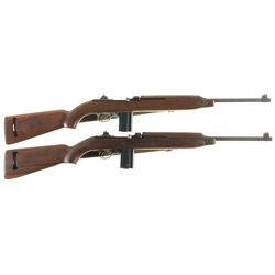 Collector's Lot of Two U.S. Semi-Automatic M1 Carbines -A) Standard Products M1 Carbine