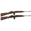 Image 1 : Collector's Lot of Two U.S. Semi-Automatic M1 Carbines -A) Standard Products M1 Carbine