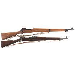 Two U.S. Bolt Action Rifles -A) Eddystone Model 1917 Rifle