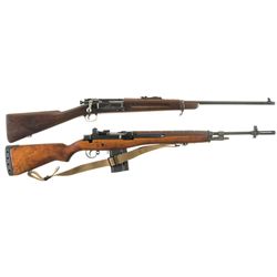 Two Rifles -A) U.S. Springfield Model 1898 Krag Rifle