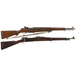 Two U.S. Rifles -A) Springfield M1 Garand Semi-Automatic Rifle