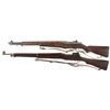 Image 2 : Two U.S. Military Rifles -A) Springfield Armory M1 Garand Semi-Automatic Rifle with Bayonet