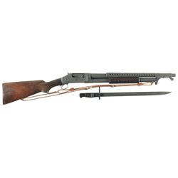 U.S. Marked Winchester Model 1897 Takedown Riot Shotgun with Bayonet
