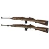 Image 2 : Two U.S. M1 Semi-Automatic Carbines -A) IBM M1 Carbine with Sling