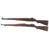 Image 2 : Two U.S. Rifles -A) U.S. Harrington & Richardson M1 Garand Semi-Automatic Rifle with Bayonet