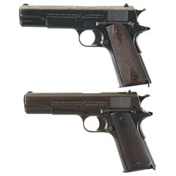 Two U.S. Colt 1911 Semi-Automatic Pistols -A) U.S. Colt Model 1911 Pistol
