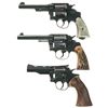 Image 1 : Three Double Action Revolvers -A) Smith & Wesson D.A. 45 Revolver