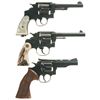Image 2 : Three Double Action Revolvers -A) Smith & Wesson D.A. 45 Revolver
