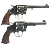 Image 2 : Two Double Action U.S. Revolvers -A) U.S. Navy Colt Model 1889 Revolver with Holster