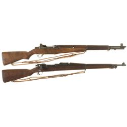Two U.S. Rifles -A) Harrington & Richardson M1 Garand Semi-Automatic Rifle
