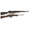 Image 1 : Two U.S. Semi-Automatic Longarms -A) Winchester M1 Garand Rifle