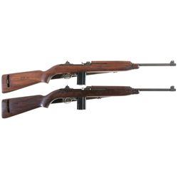 Two U.S. M1 Semi-Automatic Carbines -A) National Postal Meter M1 Carbine