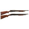 Image 1 : Two Slide Action Shotguns -A) U.S. Savage Model 520-30 Riot Shotgun