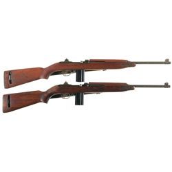 Two U.S. M1 Semi-Automatic Carbines -A) Inland M1 Carbine