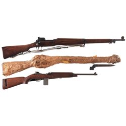 Two Military Rifles and One Carbine -A) U.S. Winchester Model 1917 Bolt Action Rifle
