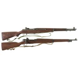 Two U.S. Military Long Guns -A) Springfield Armory M1 Garand Semi-Automatic Rifle