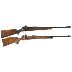 Two Bolt Action Rifles -A) Winchester Model 1917 Sporting Rifle