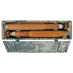 Cased Set of Four Naval Training Shells