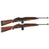 Image 1 : Collector's Lot of Two U.S. Military Semi-Automatic Carbines -A) Quality Hardware M1 Carbine