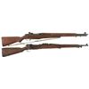 Image 1 : Collector's Lot of Two U.S. Military Rifles -A) Springfield Armory M1 Garand Semi-Automatic Rifle