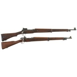 Collector's Lot of Two Remington Bolt Action Military Rifles -A) Remington Model 1917 Rifle