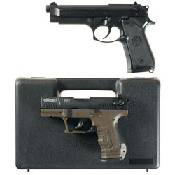 Two Semi-Automatic Pistols -A) Beretta Model 92FS North Carolina Highway Patrol Marked Pistol