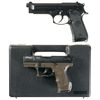Image 1 : Two Semi-Automatic Pistols -A) Beretta Model 92FS North Carolina Highway Patrol Marked Pistol