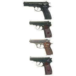 Four European Semi-Automatic Pistols -A) CZ Model 75 Pistol