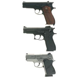 Collector's Lot of Three Smith & Wesson Semi-Automatic Pistols -A) Smith & Wesson Model 39-2 Pistol 