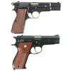 Image 2 : Two Semi-Automatic Pistols -A) Belgium Browning High Power Pistol
