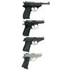 Image 2 : Four Semi-Automatic Pistols -A) Walther/Interarms P38 Pistol