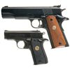 Image 3 : Two Colt Semi-Automatic Pistols with Accessories -A) Colt MK IV Series 70 Gold Cup National Match Pi