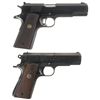 Image 2 : Two Colt Semi-Automatic Pistols -A) Colt National Match Pistol