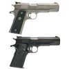 Image 2 : Two Colt Semi-Automatic Pistols -A) Colt MK IV Series 80 Gold Cup National Match Pistol with Box