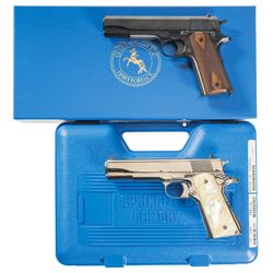 Collector's Lot of Two 1911 Style Semi-Automatic Pistols -A) Colt Custom Shop World War I Reproducti