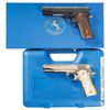 Image 1 : Collector's Lot of Two 1911 Style Semi-Automatic Pistols -A) Colt Custom Shop World War I Reproducti