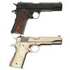 Image 2 : Collector's Lot of Two 1911 Style Semi-Automatic Pistols -A) Colt Custom Shop World War I Reproducti