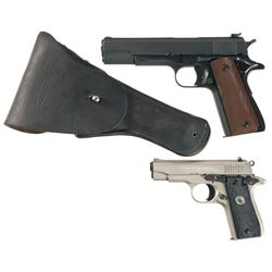 Two Semi-Automatic Pistols -A) Federal Ordnance Model 1911A1 Pistol with Holster