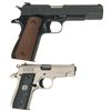 Image 2 : Two Semi-Automatic Pistols -A) Federal Ordnance Model 1911A1 Pistol with Holster
