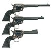 Image 2 : Three Colt Single Action Revolvers -A) Colt Peacemaker Buntline Revolver