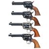 Image 2 : Four Single Action Revolvers -A) European American Armory Small Bore Bounty Hunter Revolver with Box