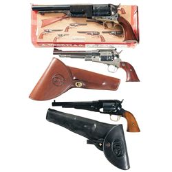 Three Percussion Revolver Replicas -A) Uberti Replica Colt Walker Revolver with Box