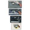 Image 1 : Four Revolvers -A) Ruger New Model Single Six Single Action Revolver with Case