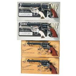 Four Boxed Single Action Revolvers -A) Uberti Hartford Model Revolver