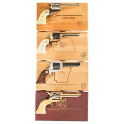 Collector's Lot of Four Cased Commemorative Colt Single Action Revolvers -A) Colt Nebraska Centennia