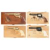 Image 1 : Collector's Lot of Four Cased Commemorative Colt Single Action Revolvers -A) Colt California Bicente