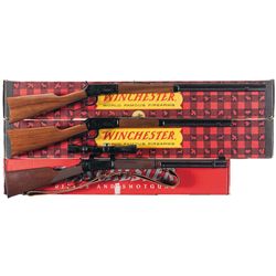 Three Boxed Winchester Lever Action Long Guns -A) Winchester Model 94 Canadian Centennial Commemorat