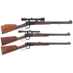 Three Winchester Lever Action Rifles -A) Winchester Model 94AE XTR Rifle in Rare 307 Caliber