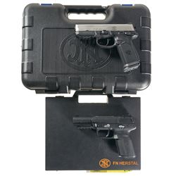 Two Cased Fabrique Nationale Semi-Automatic Pistols -A) FN FNP-45 Pistol